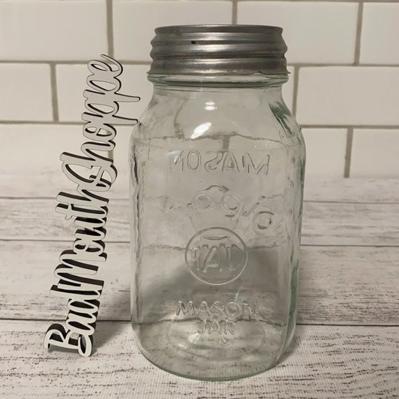 Clear Glass Measuring Canning Mason Ball Jar - Picture 1 of 9